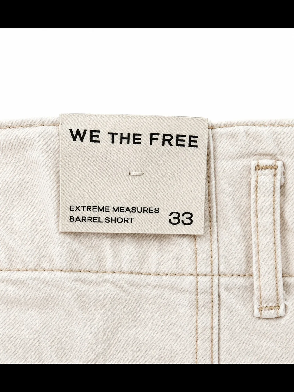 We The Free Extreme Measures Barrel Shorts 33 Sandstone Boho FP